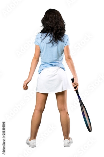 Young tennis player woman © luismolinero