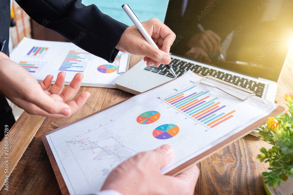 Business team present,professional investor working Business team present,professional investor working