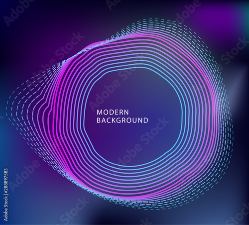 Modern dynamic vector abstract background