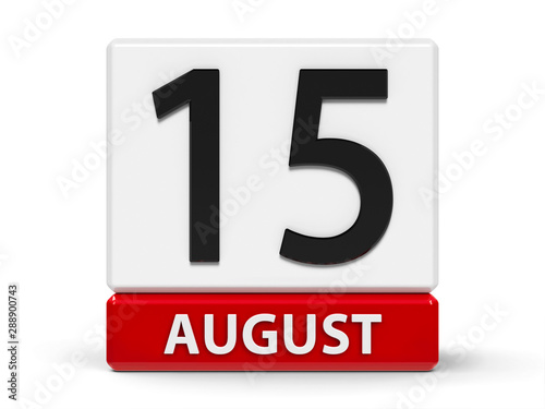 Cubes calendar 15th August