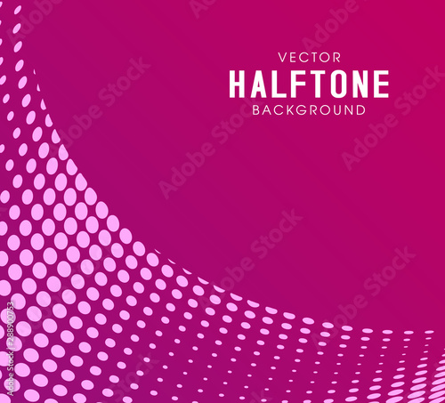 Vector minimal halftone cover design