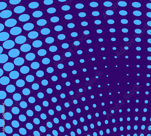 Abstract blue dotted party background