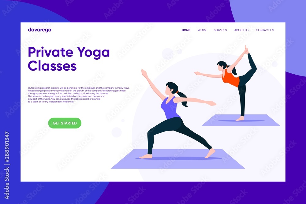 Landing Page Private Yoga Classes Landing Page Private Yoga Classes