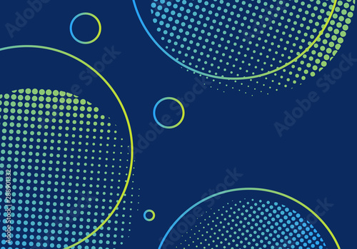 Abstract modern blue wall paper design