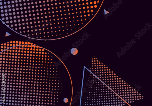 Abstract vector geometric modern dark background