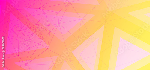 Minimal Triangular Background. Trendy Polygon 