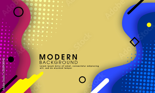 Abstract modern multi layered vector background