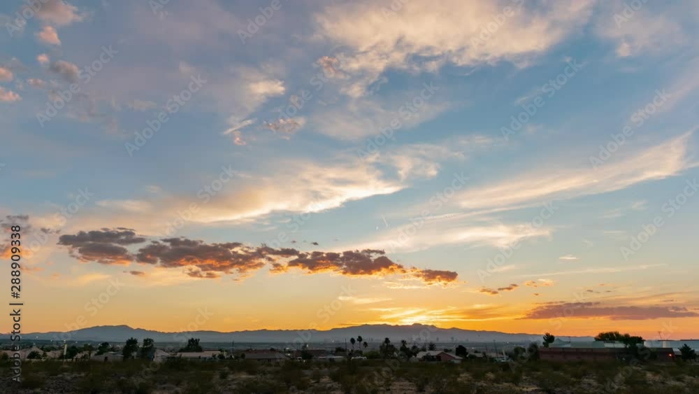 Afternoon to night high angel view timelapse of the downtown cityscape Afternoon to night high angel view timelapse of the downtown cityscape