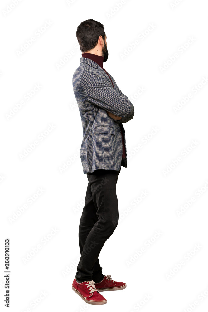 Naklejka premium Handsome man with beard