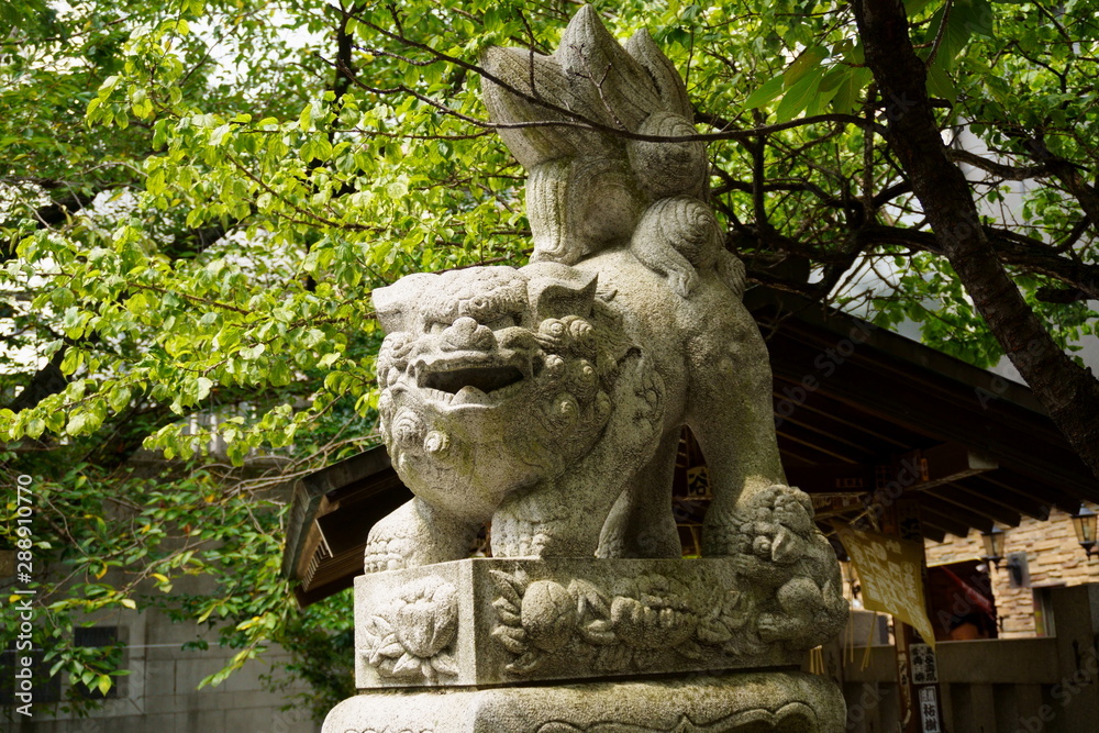 元三島神社の狛犬