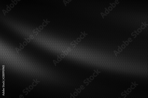 black wave metallic mesh. metal background and texture. © Metallic Citizen