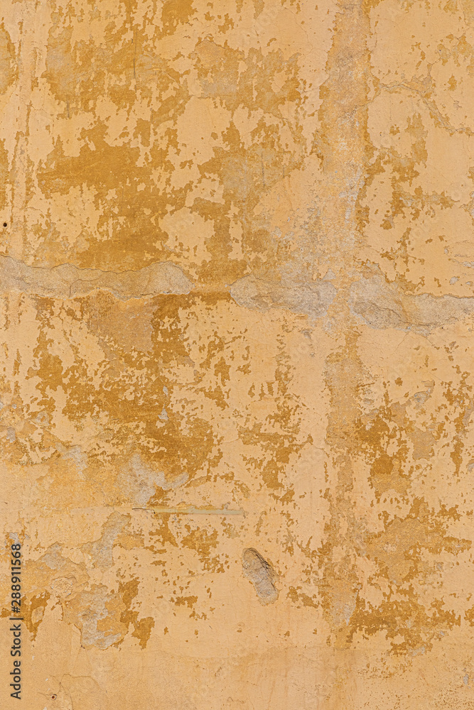 old ocre painted wall old ocre painted wall
