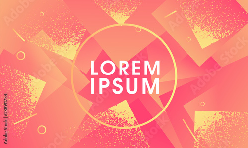 Abstract geometrical with particle design background