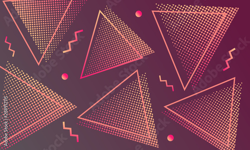 Abstract geometrical colored background