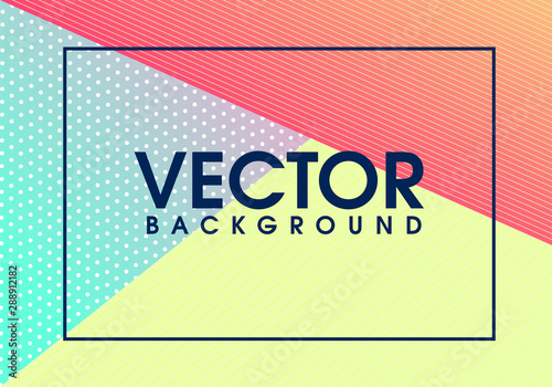 Vector modern geometrical abstract background