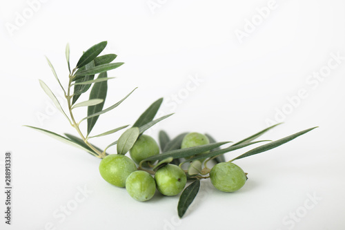 Olive verdi appena raccolte bio