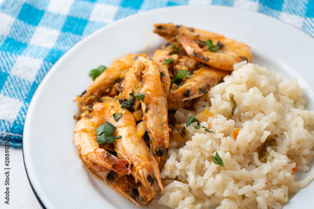 Garlic shrimp also called Garlic shrimp also called
