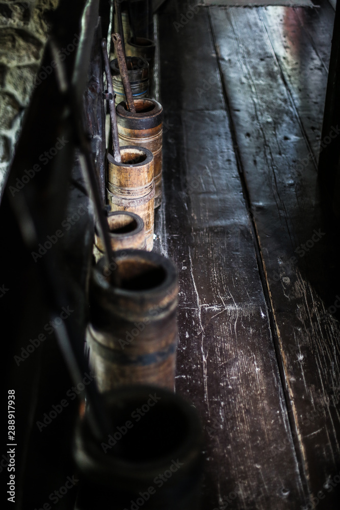 Old, stylish, lonely, beautiful Hungarian country hose in the forest Old, stylish, lonely, beautiful Hungarian country hose in the forest
