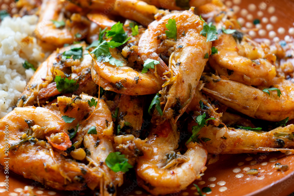 Garlic shrimp also called Garlic shrimp also called
