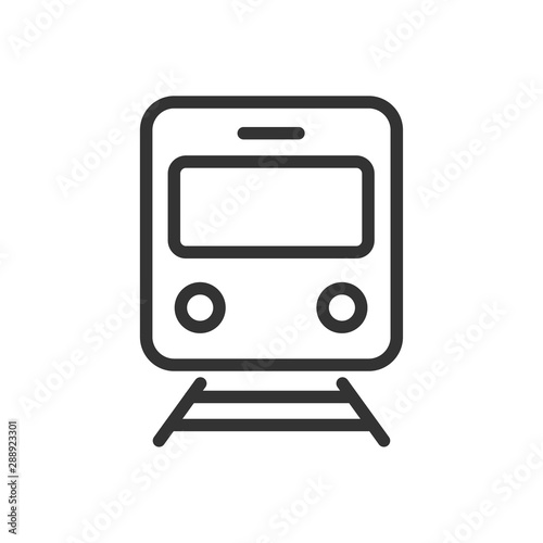 train outline ui web icon. train vector icon for web, mobile and user interface design isolated on white background