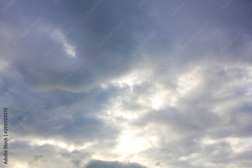 Obraz premium blue sky with white clouds