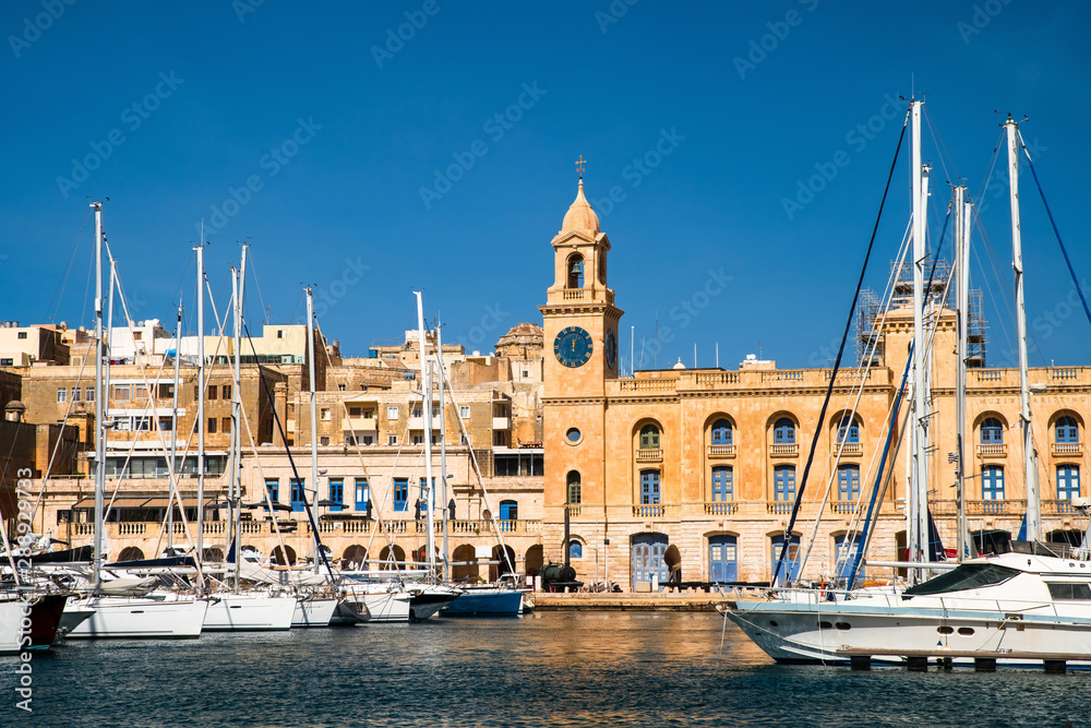 Malta sightseeing. Maltese landscapes. Malta Maritime Museum