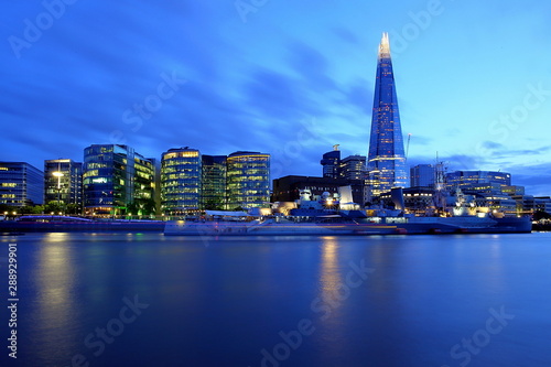 London in Blau