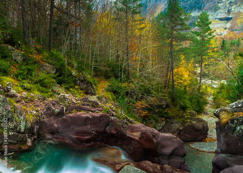 La Larri river. National Park of Ordesa and Monte Perdido. Pyrenees Spain photo