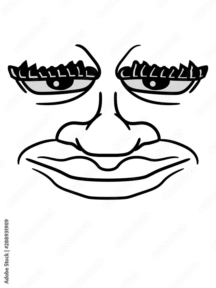augenbrauen augen mund nase alter mann gesicht kopf lustig comic