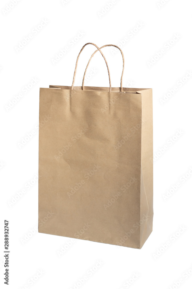 paper bag isolated on white with clipping path paper bag isolated on white with clipping path