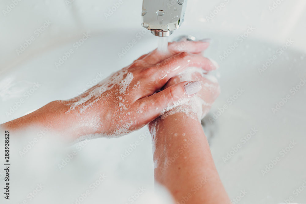 Hygiene. Cleaning Hands. Washing hands with soap Hygiene. Cleaning Hands. Washing hands with soap