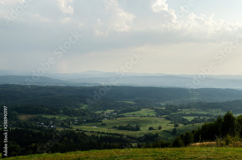 Fototapeta Naklejka Na Ścianę i Meble -  Panorama Bieszczad