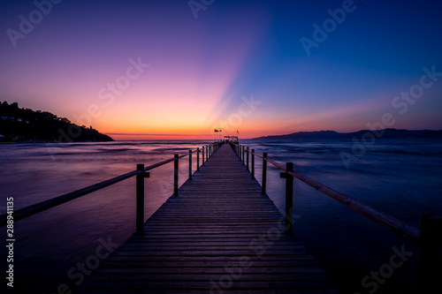 Steg Meer Sonnenuntergang © pixel78 Design