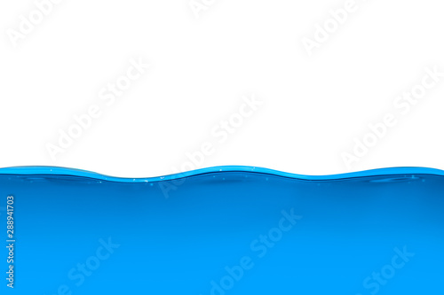 Blue water wave close-up background texture isolated on top. Big size large photo