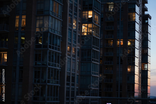 modern building at night