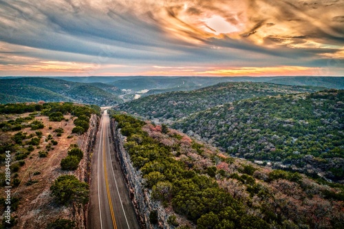 Texas Hill Country Sunset photo