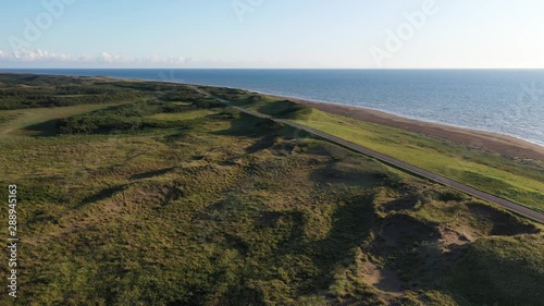 Wallpaper Mural サロベツ原野の夕景 空撮 / 北海道の観光イメージ Torontodigital.ca