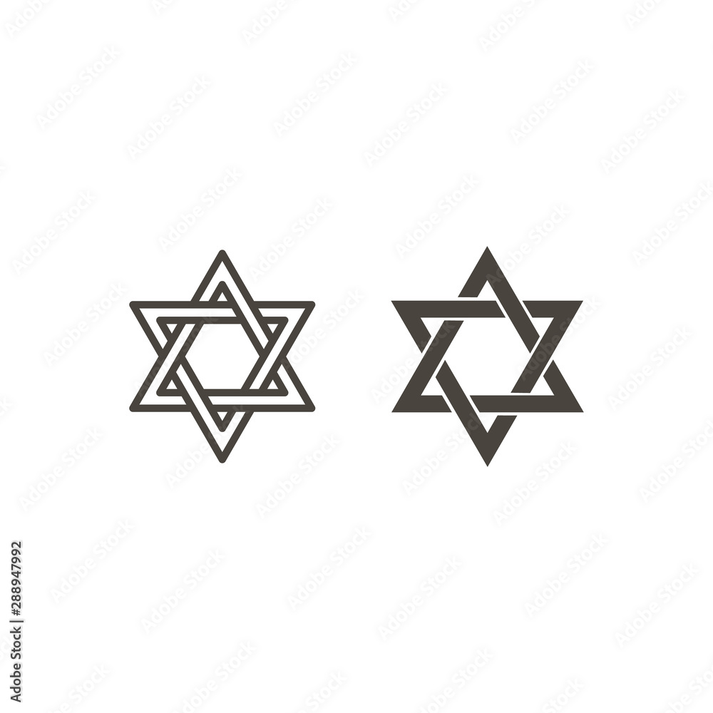 Vector illustration of star of David,symbol of Israel Vector illustration of star of David,symbol of Israel