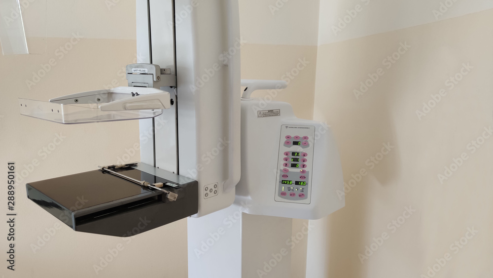 X ray mammograph in a doctor's office, medical equipment X ray mammograph in a doctor's office, medical equipment