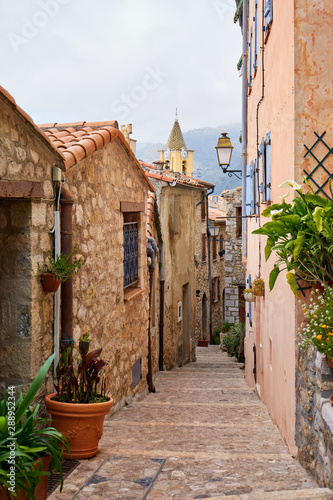 Sainte Agnes village houses in Provence  France