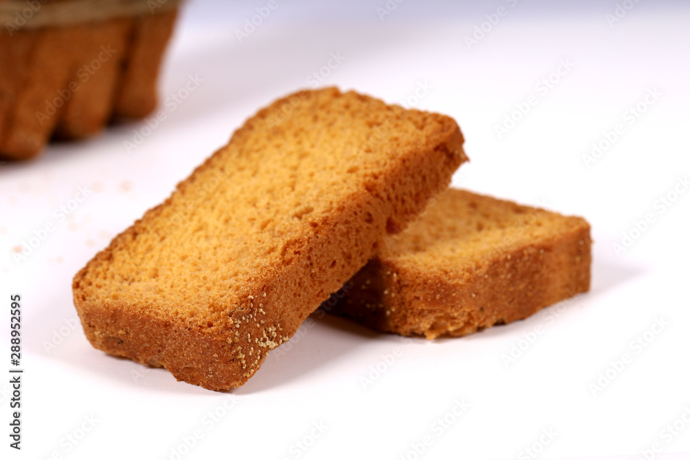 Crunchy Rusk or Toast for healthy life. Crunchy Rusk or Toast for healthy life.