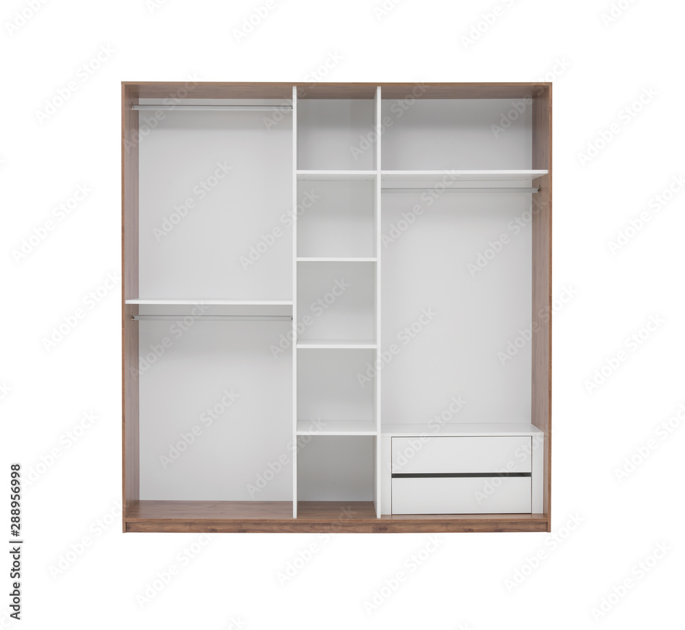 Obraz premium bedroom wooden dressing cabinet and interior design for home, hotel and workplace