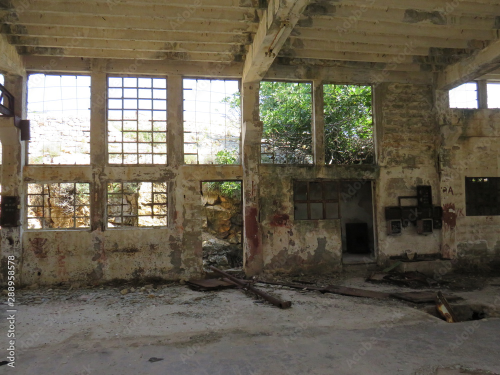 abandoned house abandon prison Goli otok