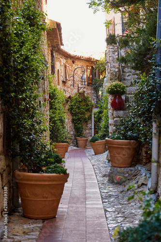 Eze on the French Riviera in France © Jeff