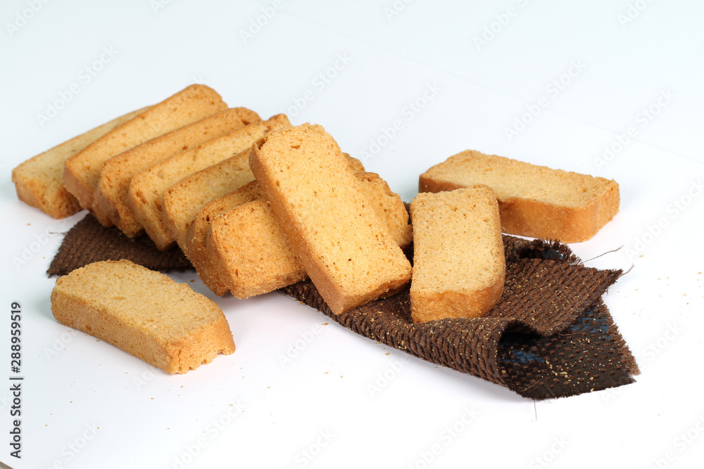 Crunchy Rusk or Toast for healthy life. Crunchy Rusk or Toast for healthy life.