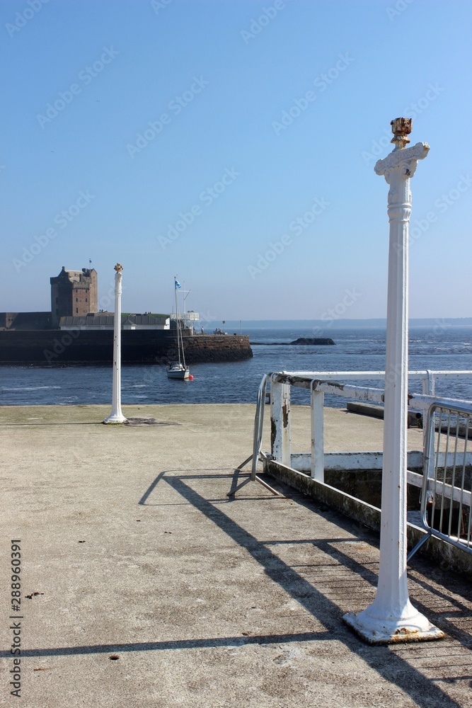 Obraz premium Broughty Castle, Broughty Ferry, Dundee.