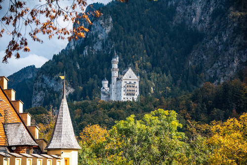 Neuschwanstein Castle from below