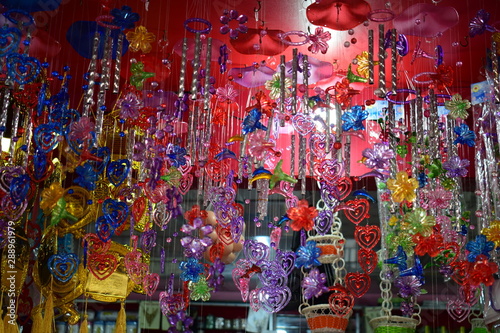 lanterns in chinese temple