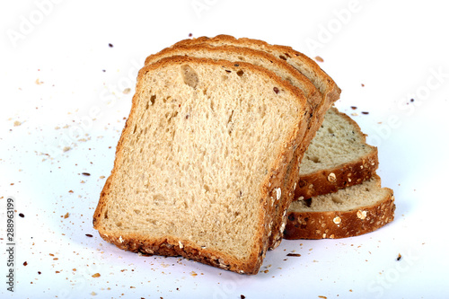 multi grain bread with slices