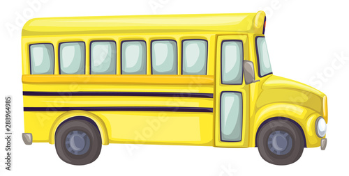 Fototapeta Żółty autobus szkolny 3